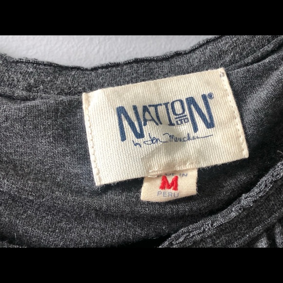 Nation LTD ruffle long sleeve top - Picture 2 of 4